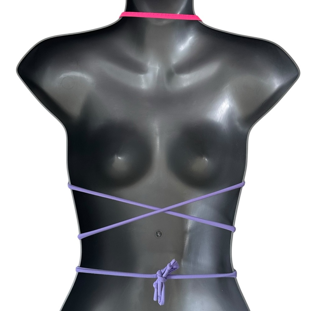 Colorful Triangle Bikini Top - Picture 7 of 7